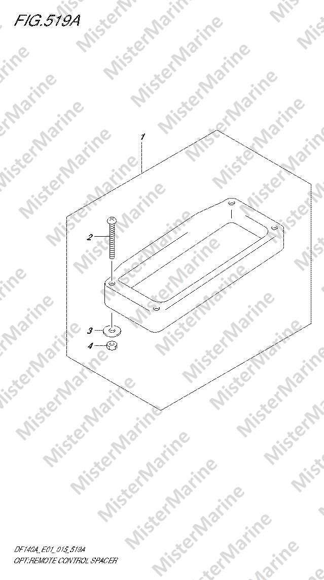 FIG.519A (2-L-13) OPT:REMOTE CONTROL SPACER