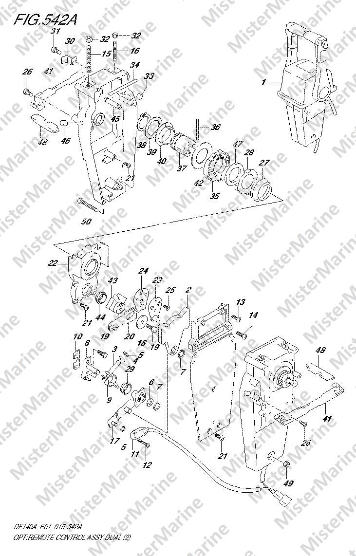 FIG.542A (3-B-5) OPT:REMOTE CONTROL ASSY DUAL (2)