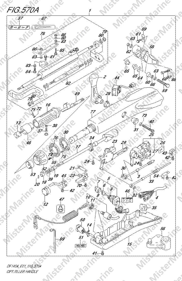 FIG.570A (3-C-5) OPT:TILLER HANDLE