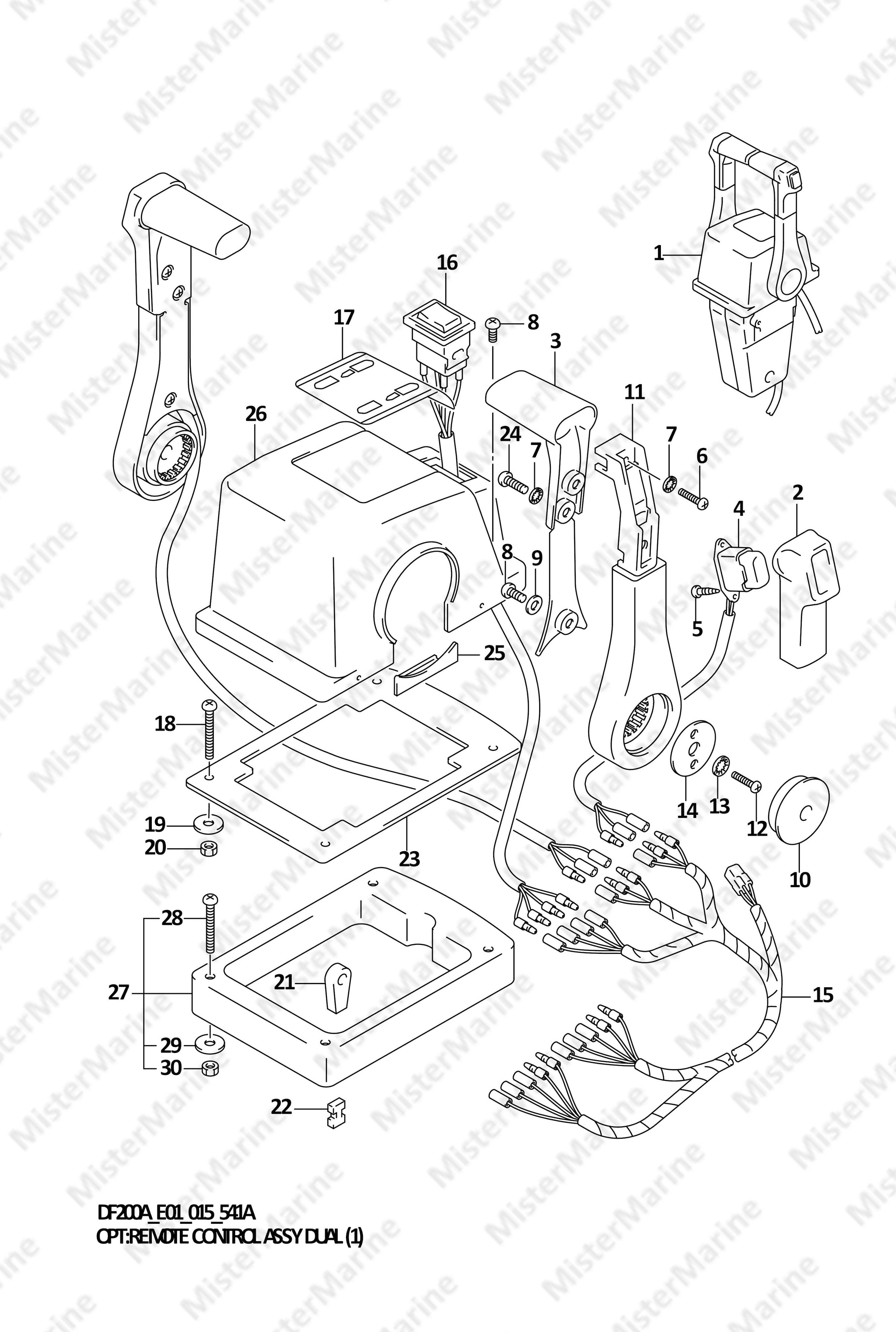 FIG.541A (1-J-8) OPT:REMOTE CONTROL ASSY DUAL (1)