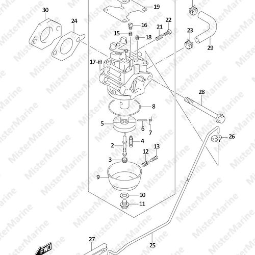 FIG.128B (1-B-7) CARBURETOR (DF5A)