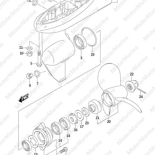FIG.407A (1-C-8) GEAR CASE